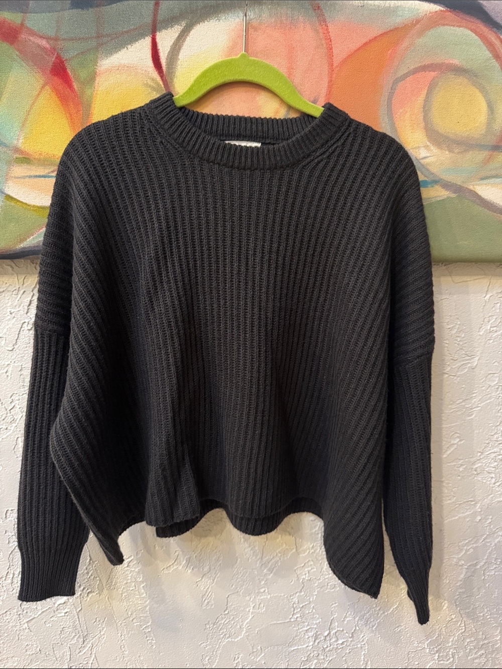 Poof Apparel Crop Sweater